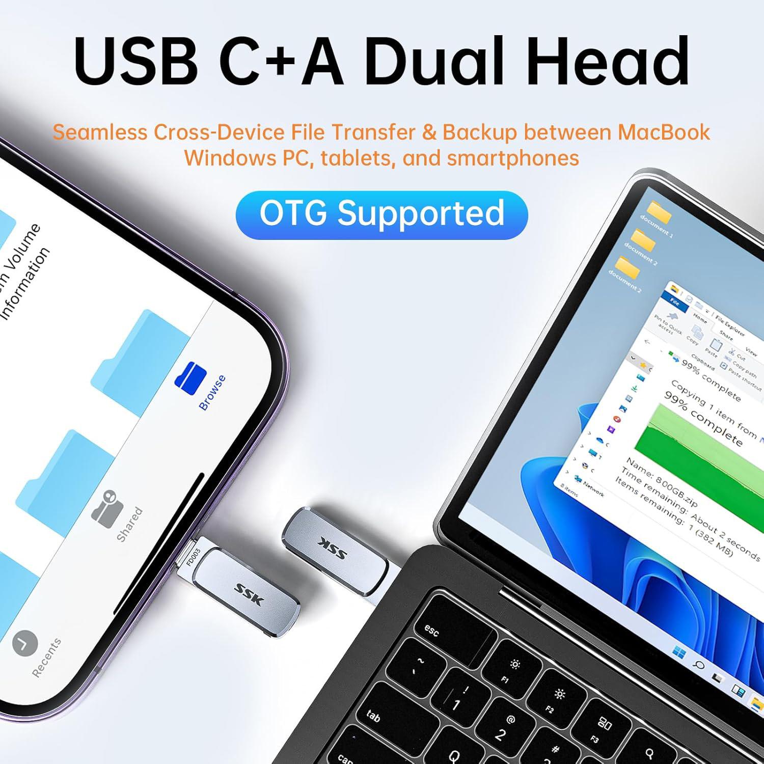 Clé USB SSK 128Go miniature 4