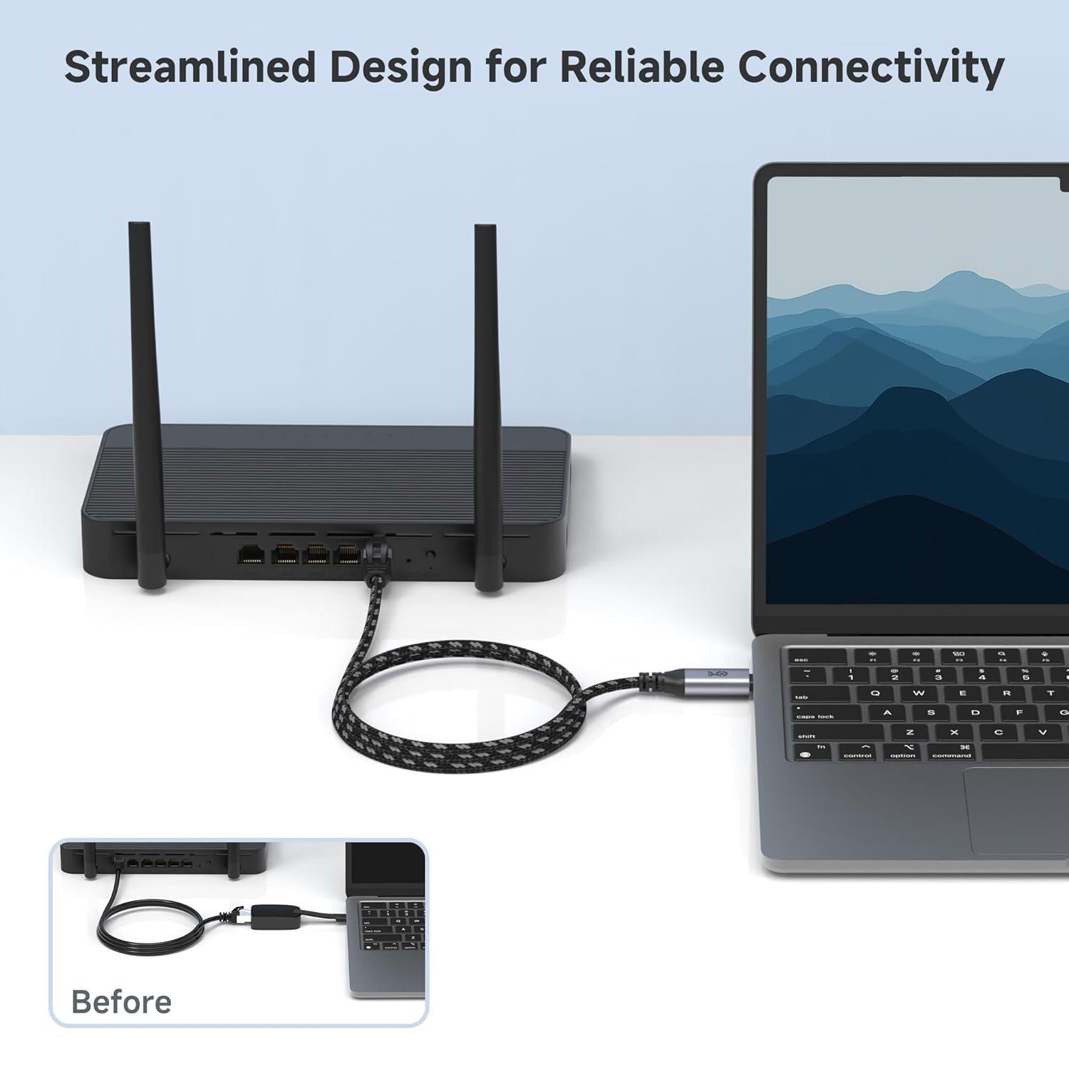 Cable Matters Câble USB-C vers Ethernet Gigabit miniature 2