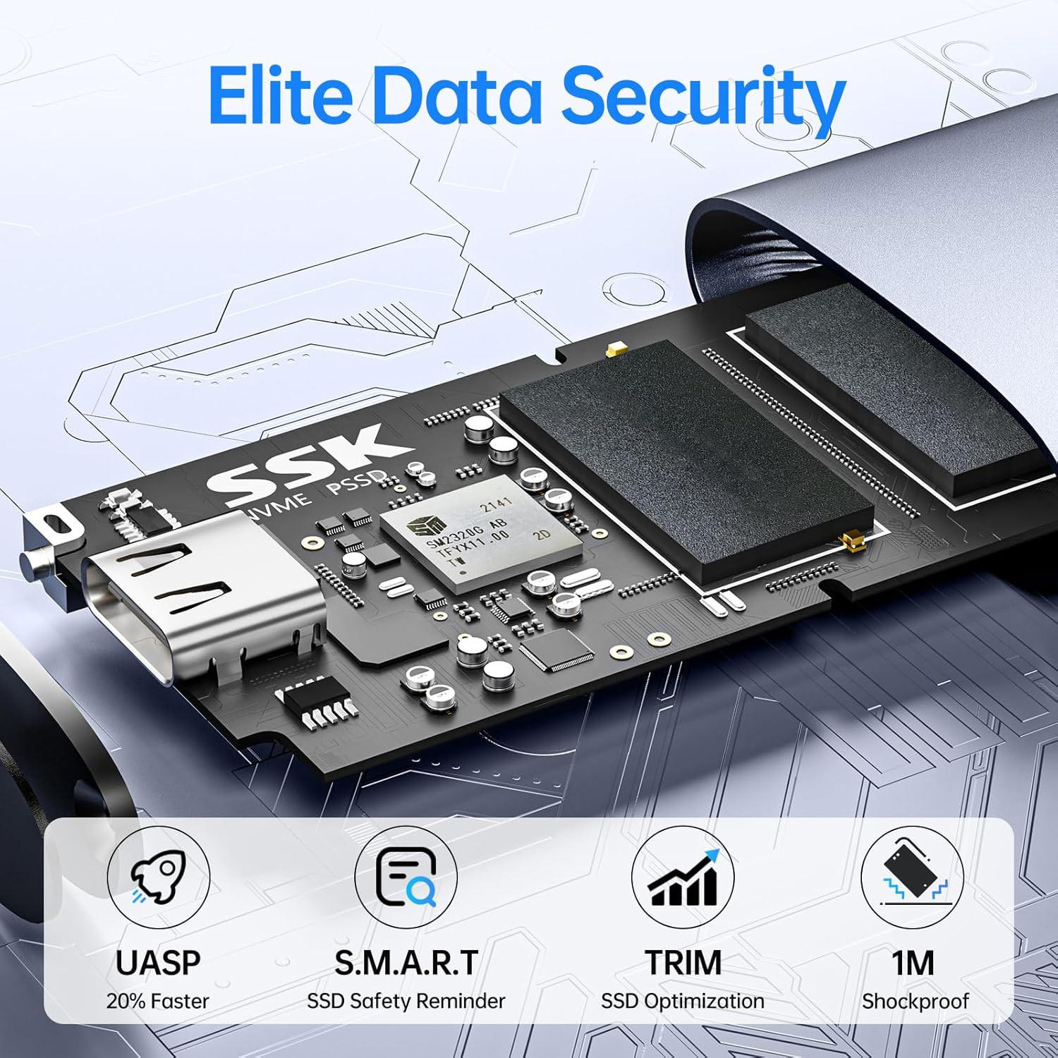 SSK SD600 Portable SSD 2TB miniature 5