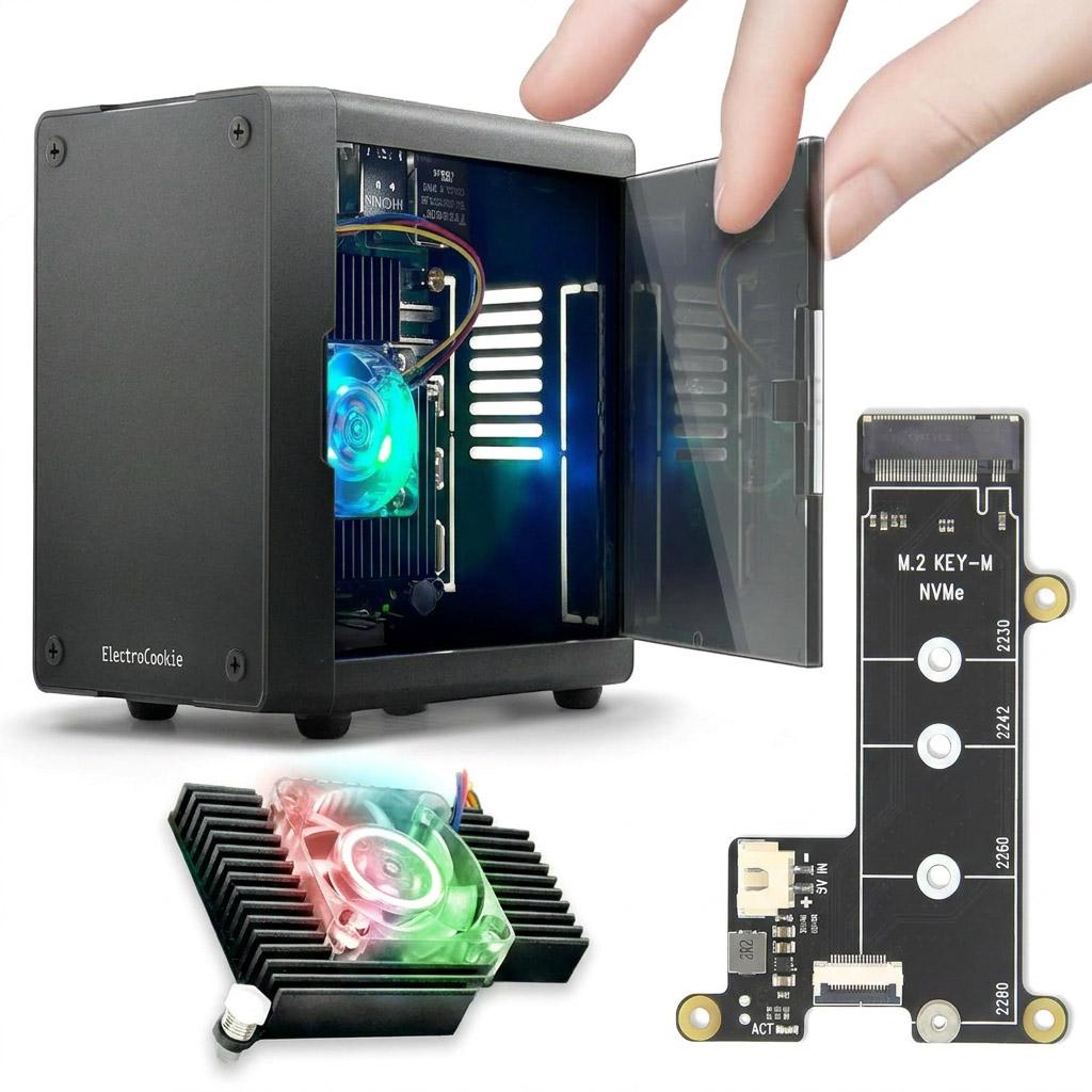 ElectroCookie Case pour Raspberry Pi 5