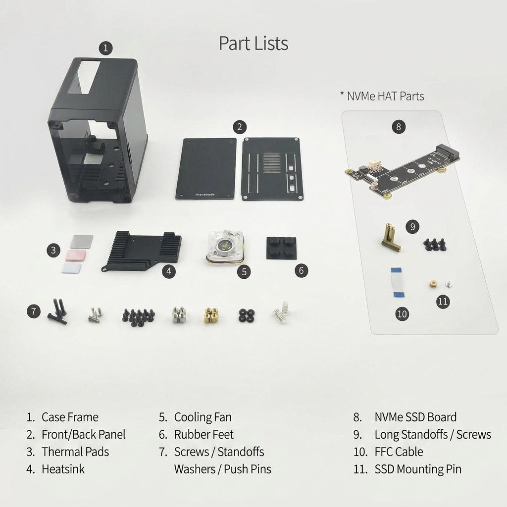 ElectroCookie Case pour Raspberry Pi 5 miniature 9